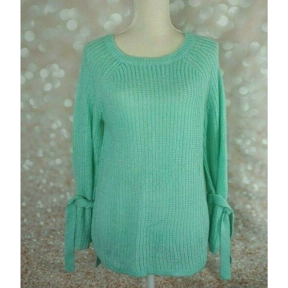 Project Naadam Knit Sweater Small Mint Green Small